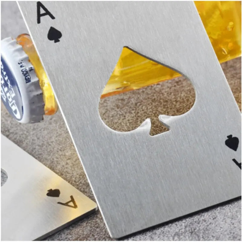Ace of Spades Credit Card Size Bottle Opener Creative Playing Card