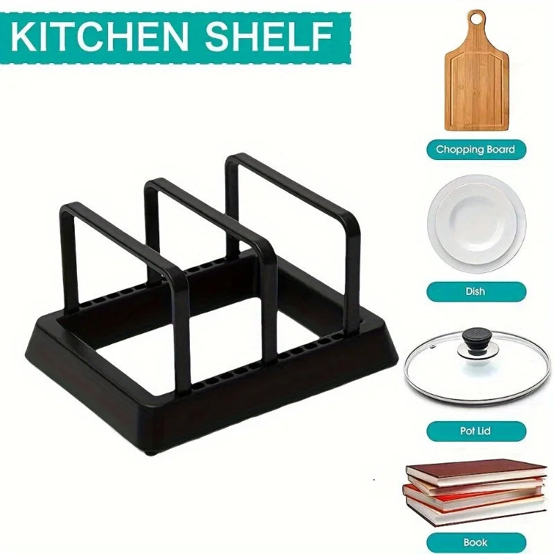 Kitchen Organizer Pot Pan Rack Dish Plate Holder