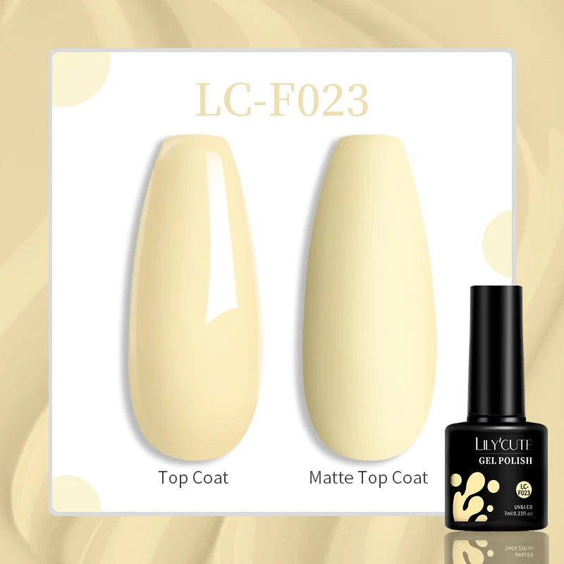 LILYCUTE 129 Colors 7ML Nail Gel Polish Nail Supplies Vernis Semi Permanence