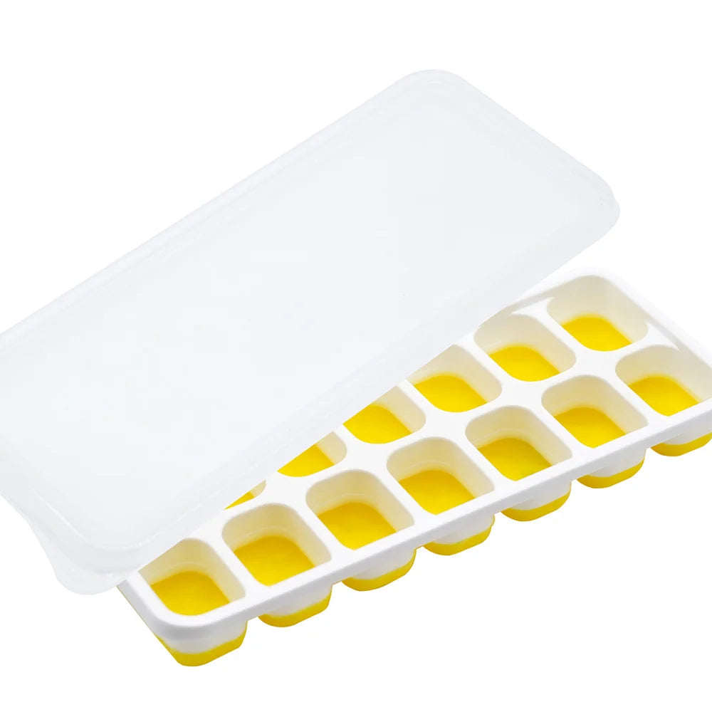 14 Grid Ice Cube Tray Silicone Mold Square Ice Cube Tray Mold