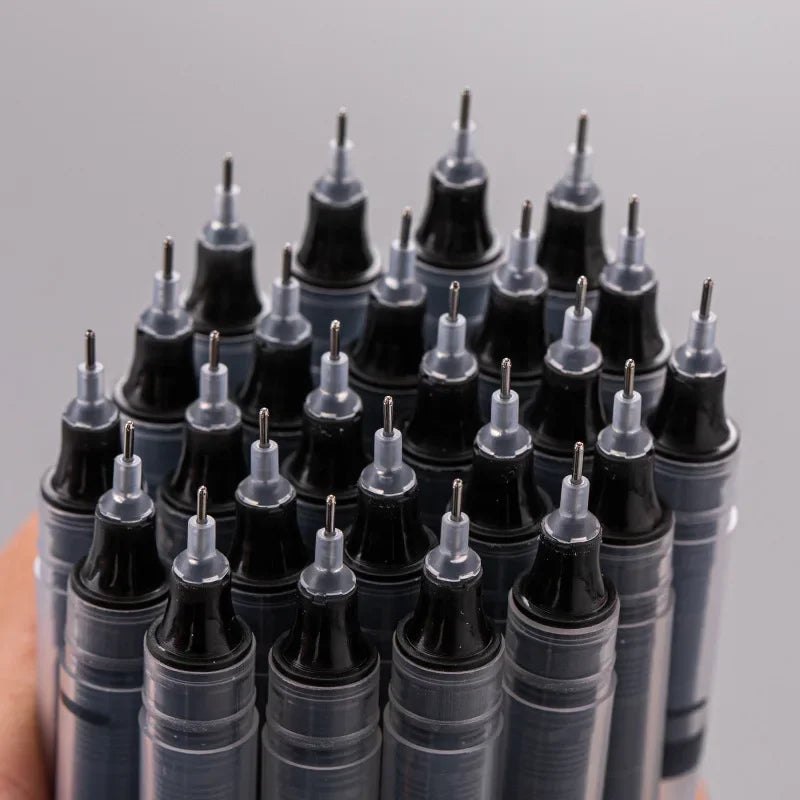 Set de 10 Bolígrafos Gel Kawaii Punta de Aguja Escritura Suave