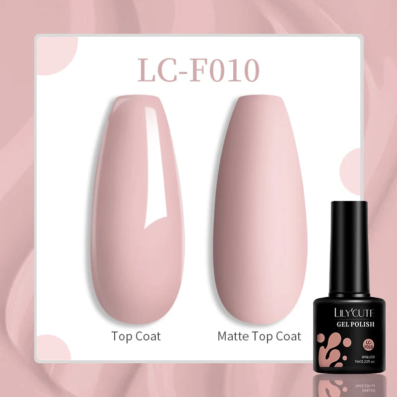 LILYCUTE 129 Colors 7ML Nail Gel Polish Nail Supplies Vernis Semi Permanence