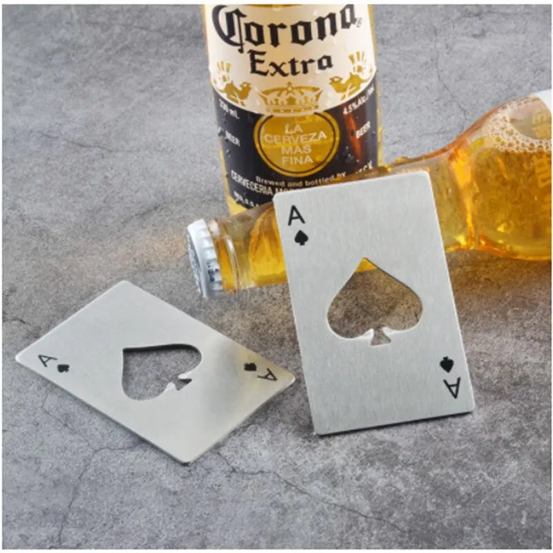 Ace of Spades Credit Card Size Bottle Opener Creative Playing Card