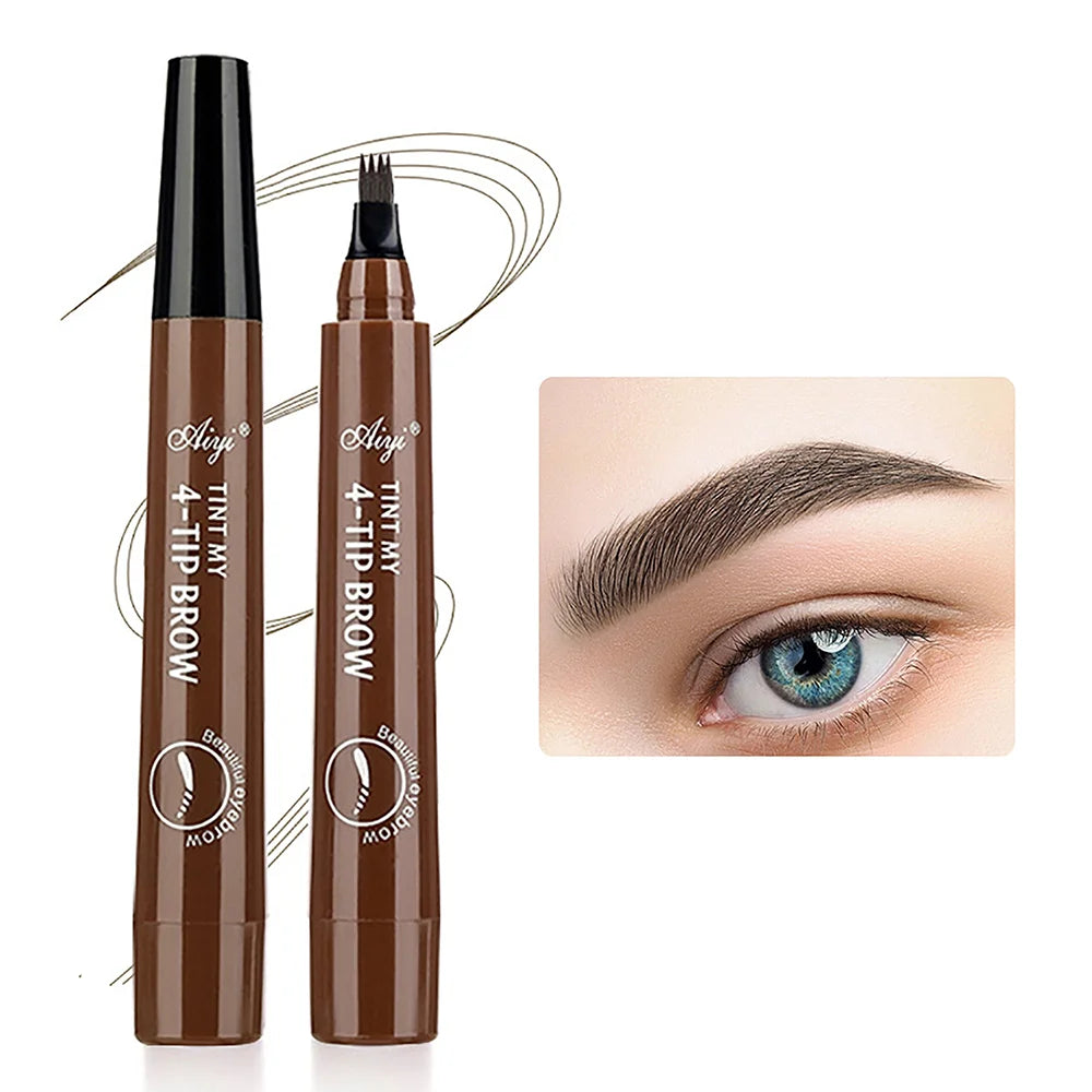 4 fork microblading eyebrow pencil waterproof eyebrow pencil natural long-lasting eyebrow