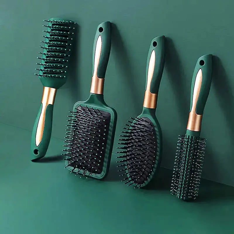 Anti-Static Oval round Air Cushion Comb Scalp Massage Exfoliating Hair