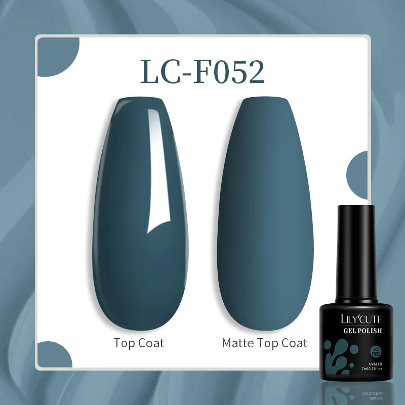 LILYCUTE 129 Colors 7ML Nail Gel Polish Nail Supplies Vernis Semi Permanence