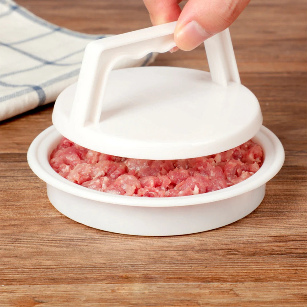 1pc Hamburger Press Stuffed Burger Press Plastic Meat Grill Party
