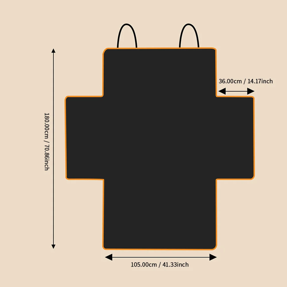 Seat Cover for Back Cargo Area, Universal Fit