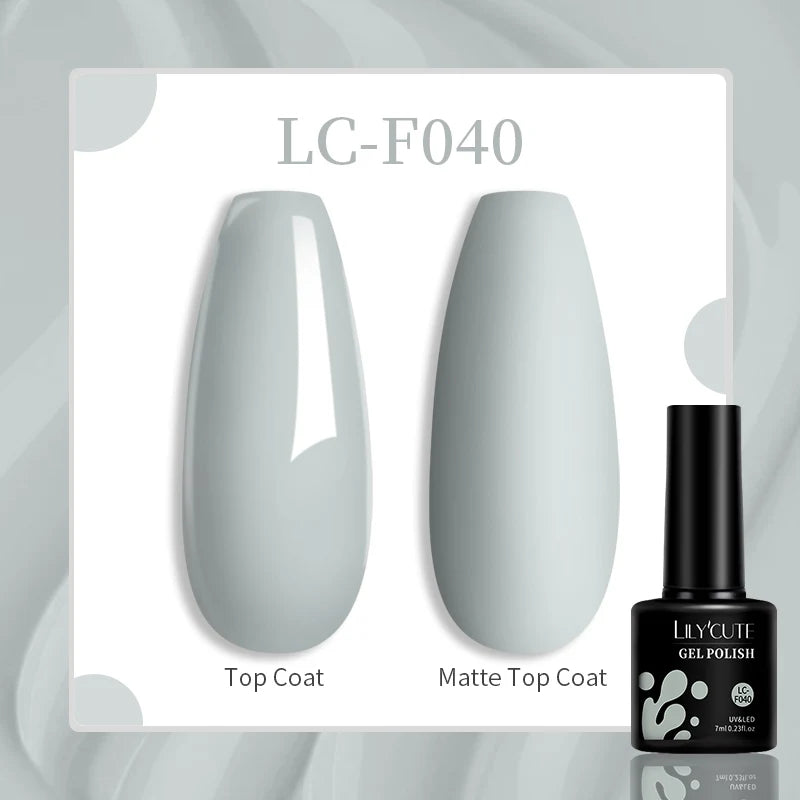 LILYCUTE 129 Colors 7ML Nail Gel Polish Nail Supplies Vernis Semi Permanence
