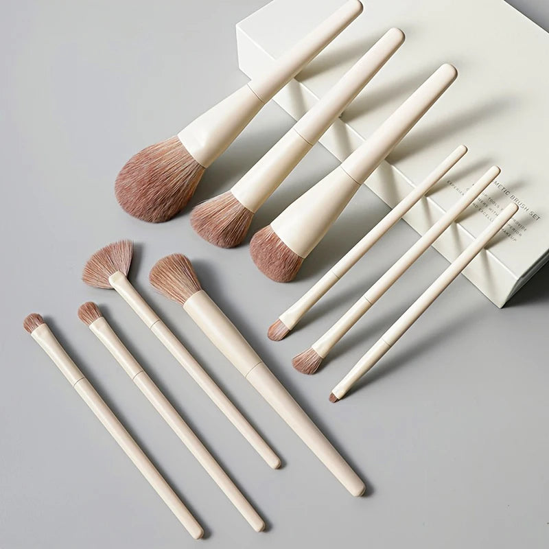 13 PCS Makeup Brushes Set Eye Shadow Foundation Women Cosmetic Brush  Soft Make Up Tools Bag