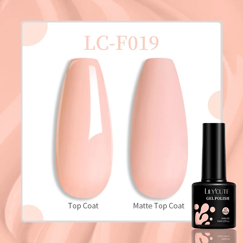 LILYCUTE 129 Colors 7ML Nail Gel Polish Nail Supplies Vernis Semi Permanence