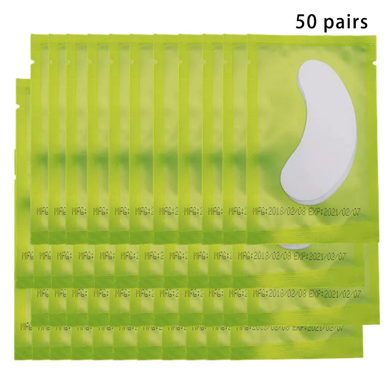 50/100PCS Wholesale Hydrogel Gel Eye Patches for Eyelash Extension
