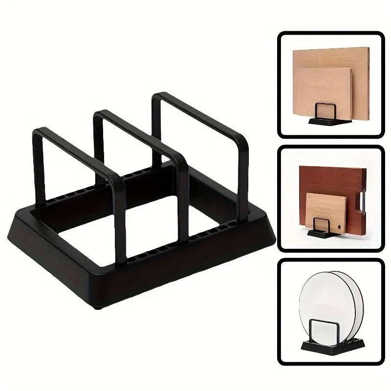 Kitchen Organizer Pot Pan Rack Dish Plate Holder