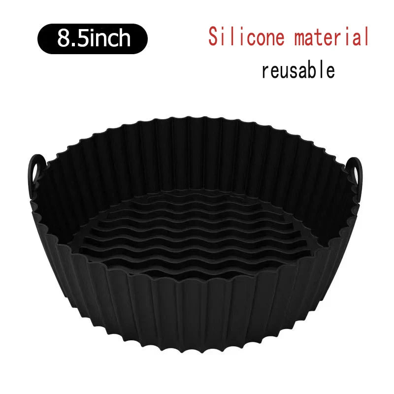 50Pcs Air Fryer Disposable Paper Non-Stick Airfryer Baking Papers Round Air-Fryer