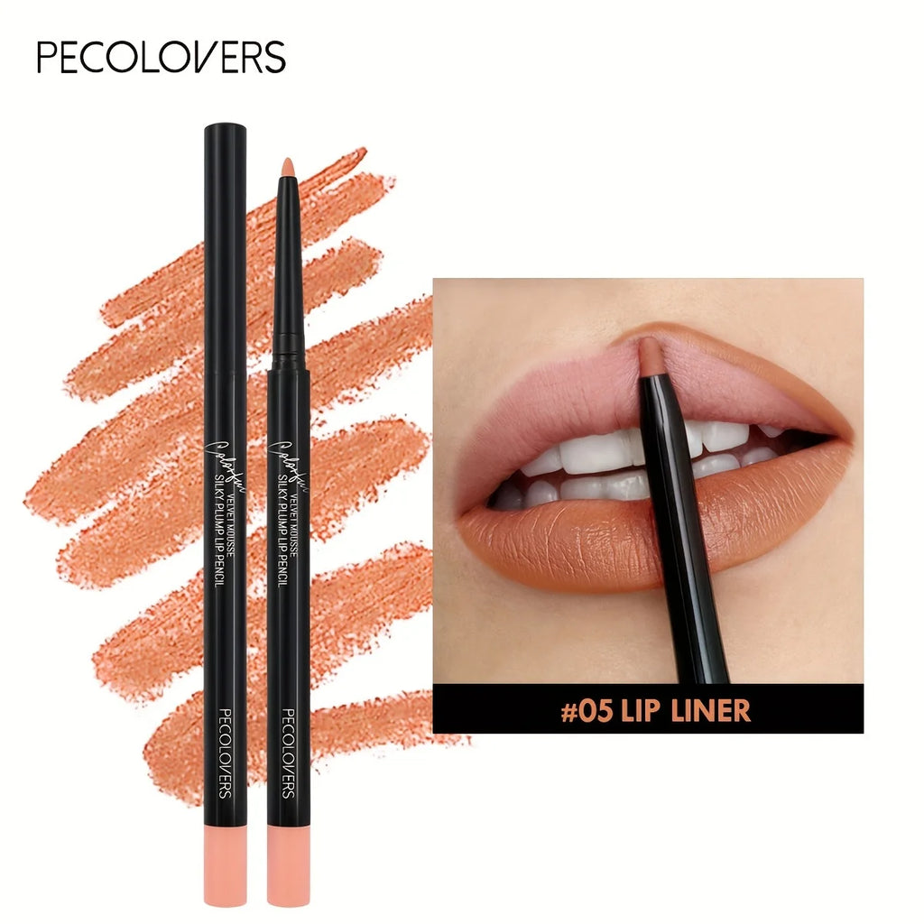 Waterproof Matte Lipliner Pencil Red Contour Tint Lipstick Long Lasting