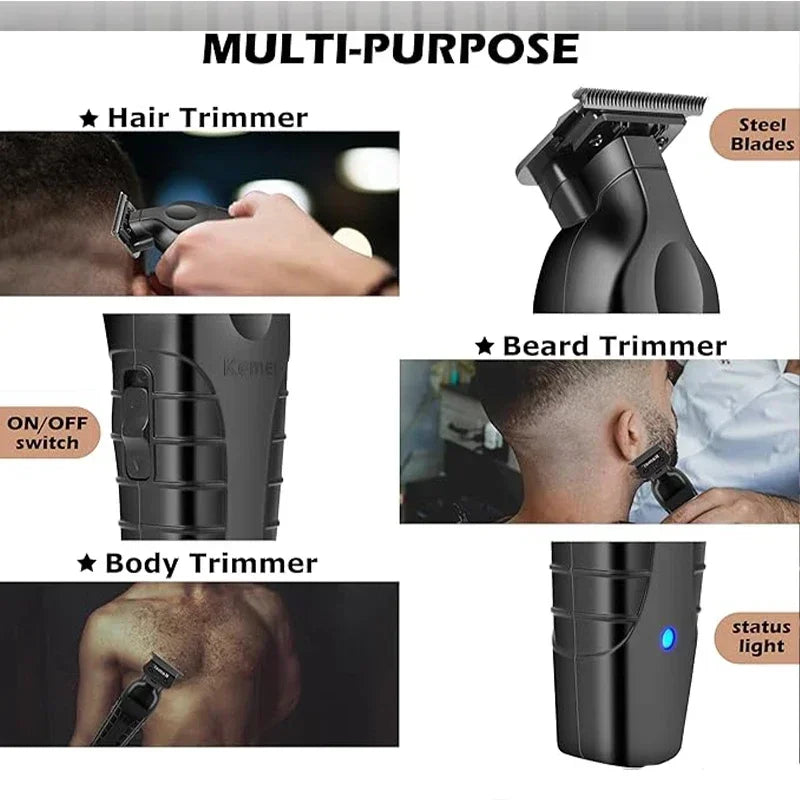 Kemei KM-2299 USB Fast Charging Clippers Barber Machine  Kemei Electric Hair Clipper