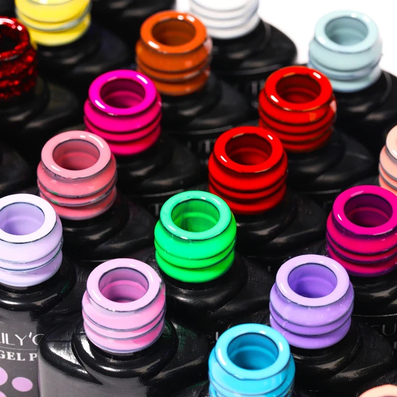 LILYCUTE 129 Colors 7ML Nail Gel Polish Nail Supplies Vernis Semi Permanence