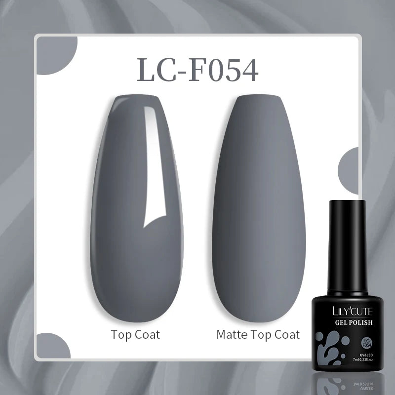 LILYCUTE 129 Colors 7ML Nail Gel Polish Nail Supplies Vernis Semi Permanence