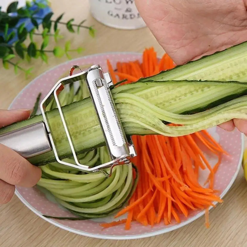 High Quality Stainless Steel Potato Cucumber Carrot Grater Julienne Peeler Vegetables Fruit