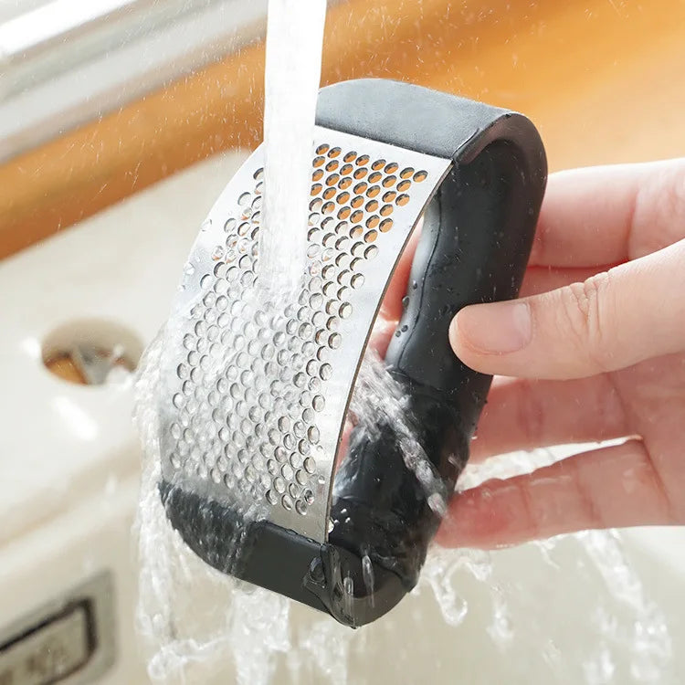Stainless Steel Garlic Press Crusher Manual Garlic Mincer