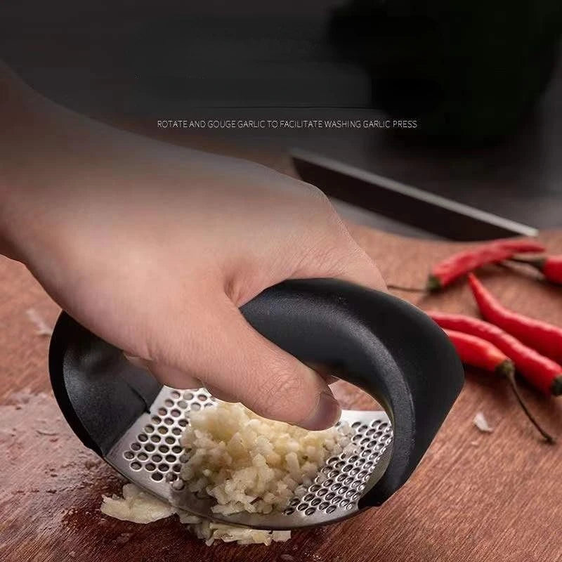 Stainless Steel Garlic Press Crusher Manual Garlic Mincer