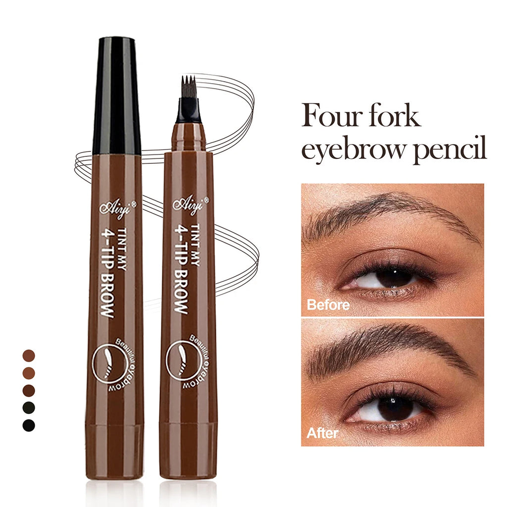 4 fork microblading eyebrow pencil waterproof eyebrow pencil natural long-lasting eyebrow