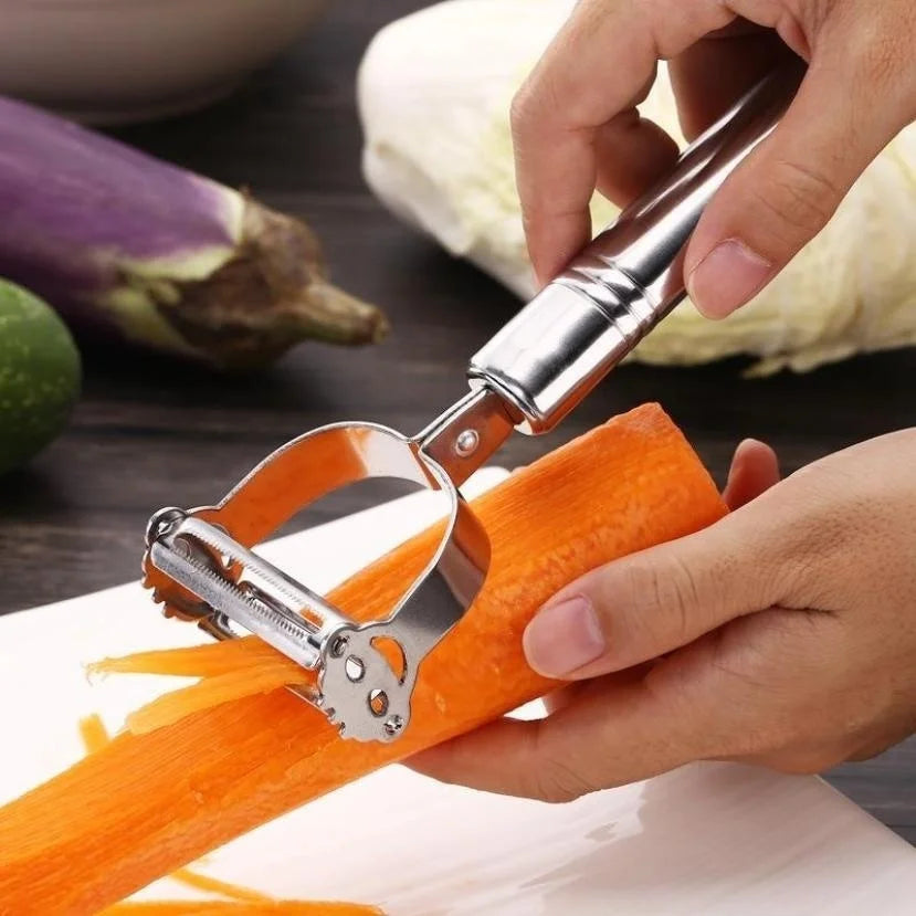 High Quality Stainless Steel Potato Cucumber Carrot Grater Julienne Peeler Vegetables Fruit