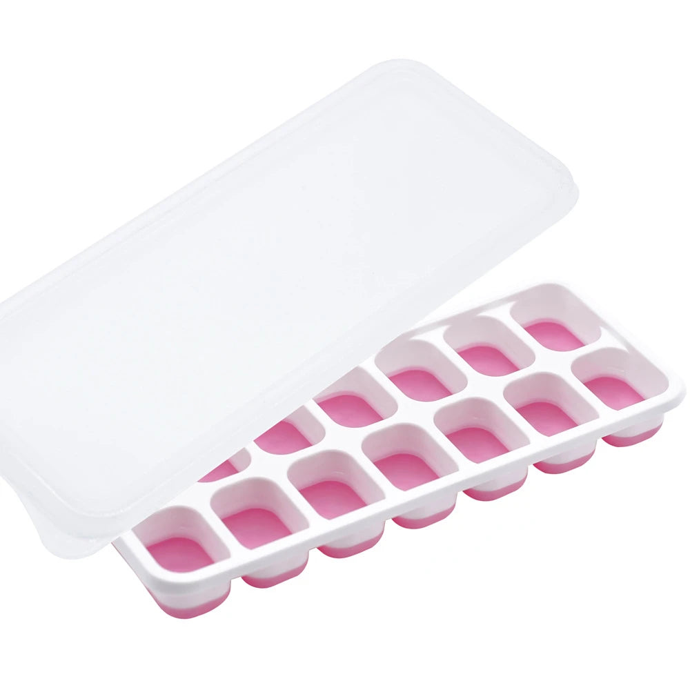 14 Grid Ice Cube Tray Silicone Mold Square Ice Cube Tray Mold