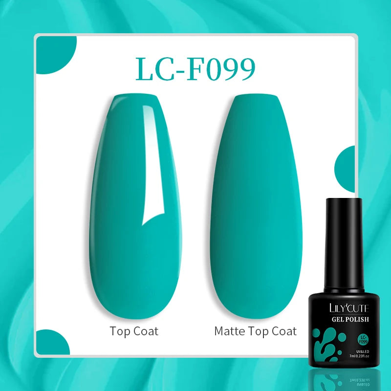 LILYCUTE 129 Colors 7ML Nail Gel Polish Nail Supplies Vernis Semi Permanence