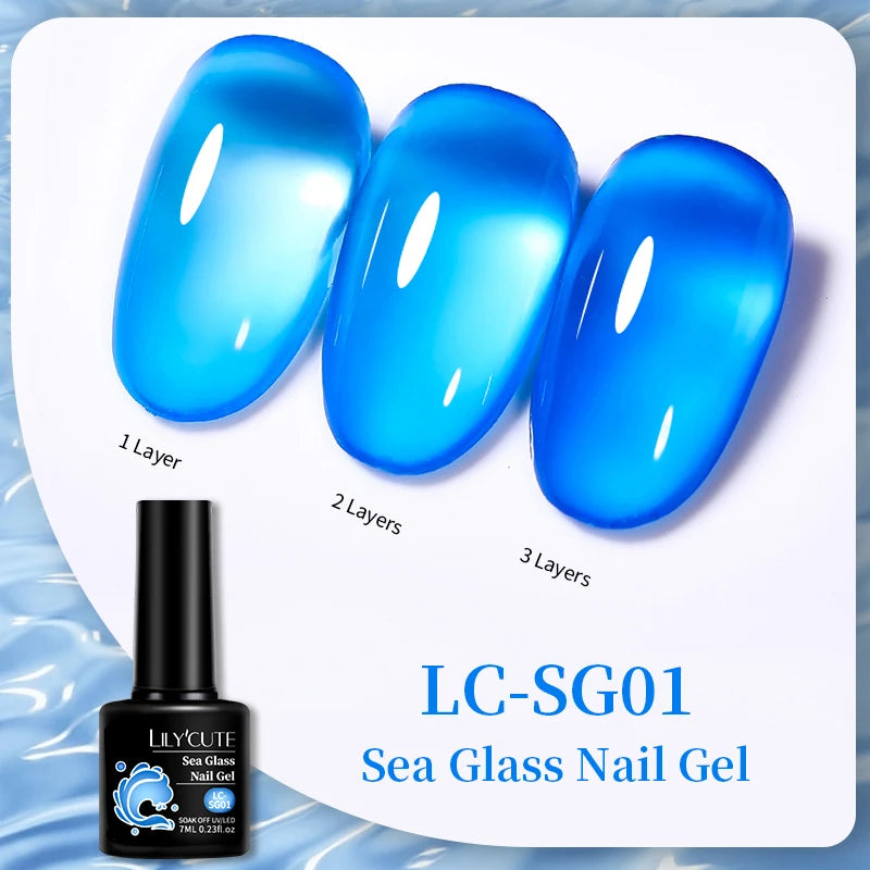 LILYCUTE 129 Colors 7ML Nail Gel Polish Nail Supplies Vernis Semi Permanence