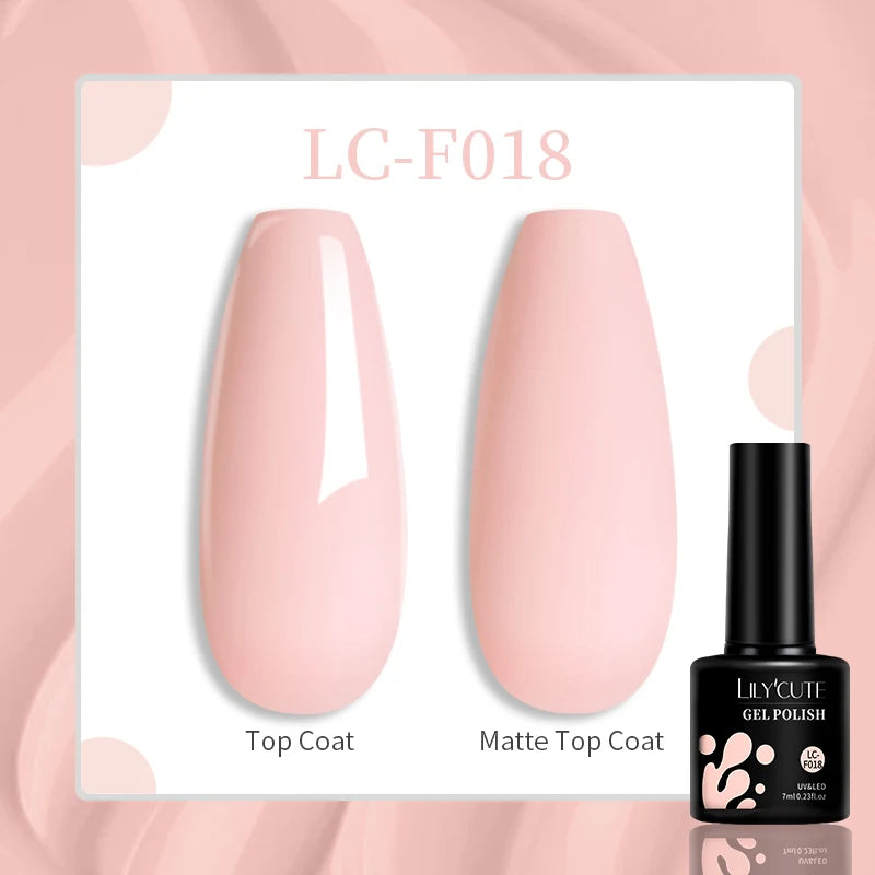 LILYCUTE 129 Colors 7ML Nail Gel Polish Nail Supplies Vernis Semi Permanence