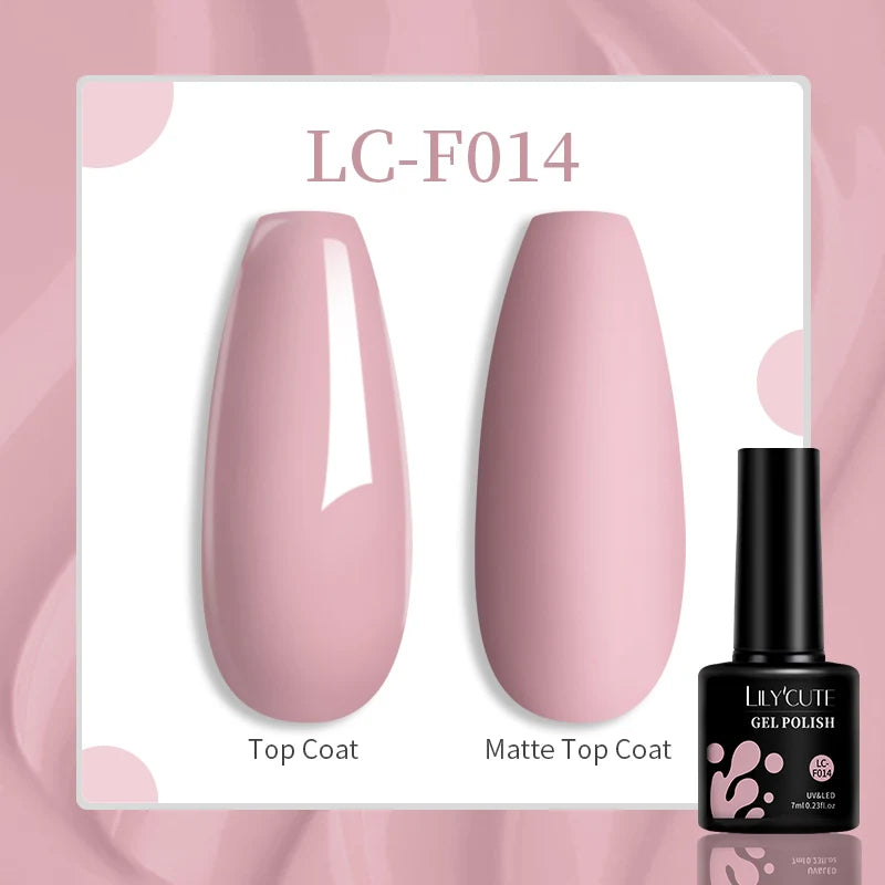 LILYCUTE 129 Colors 7ML Nail Gel Polish Nail Supplies Vernis Semi Permanence