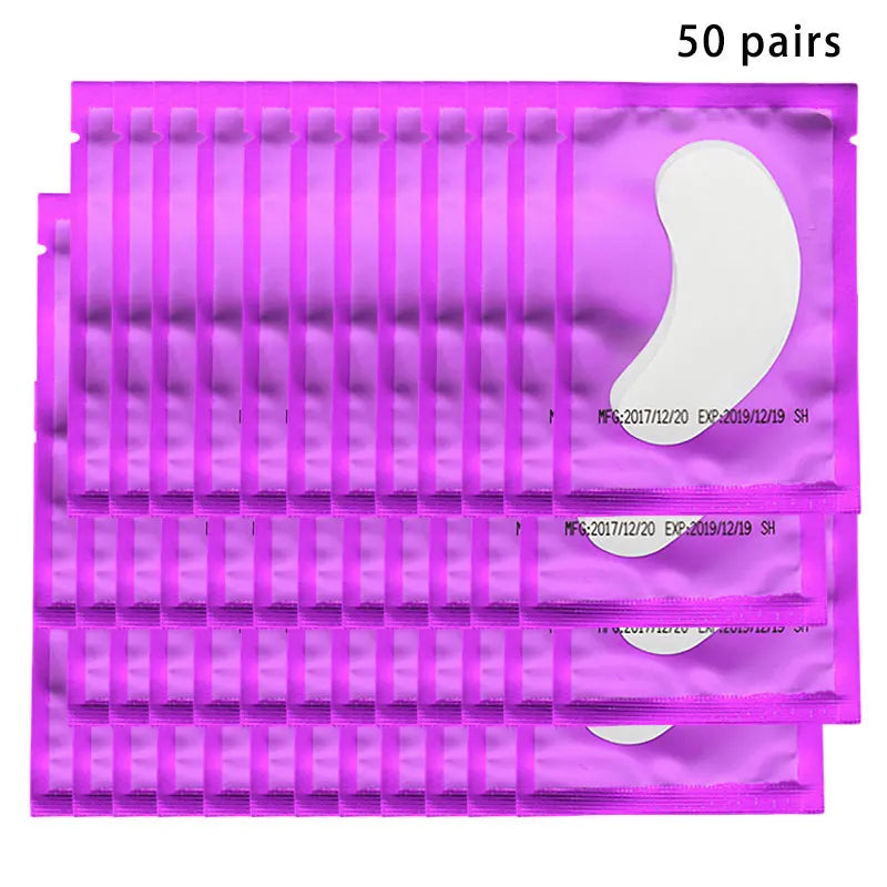 50/100PCS Wholesale Hydrogel Gel Eye Patches for Eyelash Extension