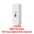 Sensor WiFi de Temperatura y Humedad Tuya IP65 compatible con Alexa y Google Home