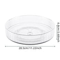 360° Rotating Tray Lazy Susan Fridge Organizer Turntable Storage Tray Clear Food Storage Organizer Spice r