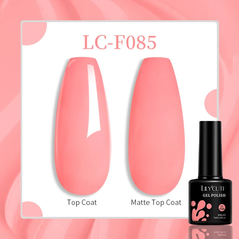 LILYCUTE 129 Colors 7ML Nail Gel Polish Nail Supplies Vernis Semi Permanence