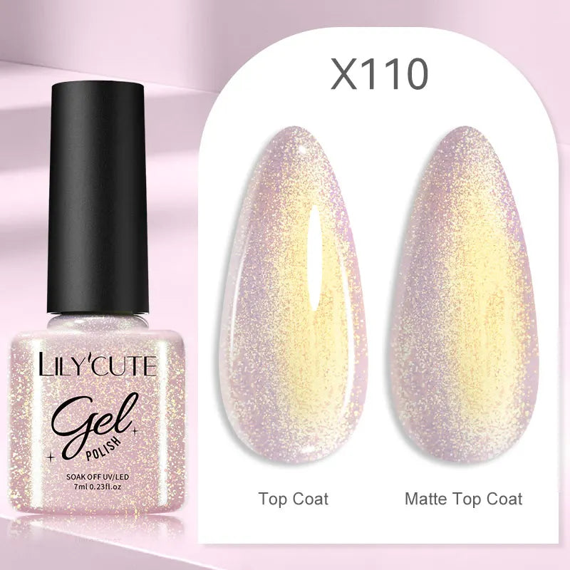 LILYCUTE 129 Colors 7ML Nail Gel Polish Nail Supplies Vernis Semi Permanence