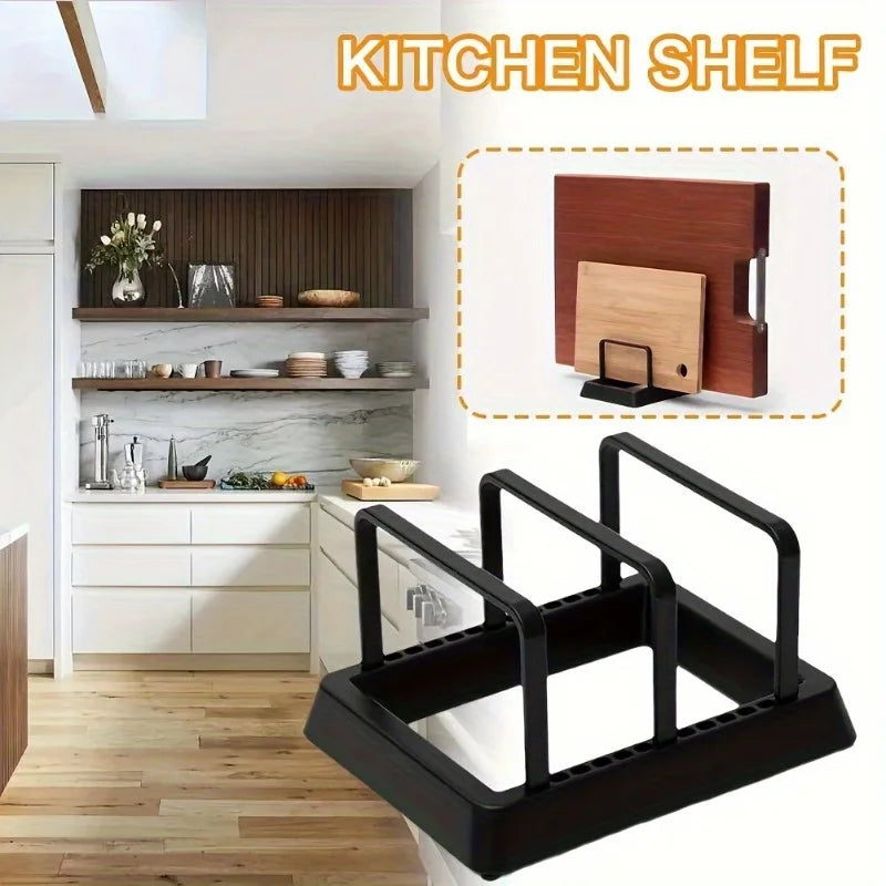 Kitchen Organizer Pot Pan Rack Dish Plate Holder