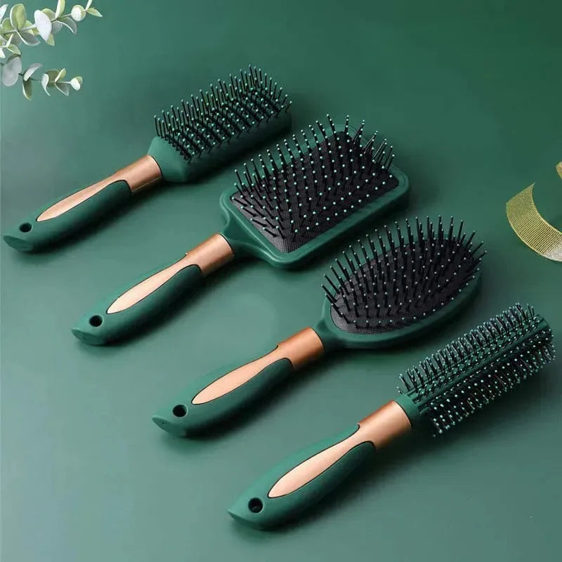 Anti-Static Oval round Air Cushion Comb Scalp Massage Exfoliating Hair