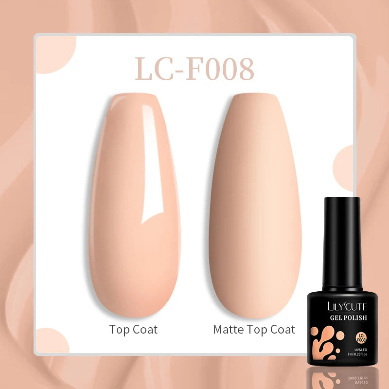 LILYCUTE 129 Colors 7ML Nail Gel Polish Nail Supplies Vernis Semi Permanence
