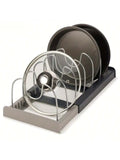 Expandable Pans Organizer Rack Kitchen Cabinet