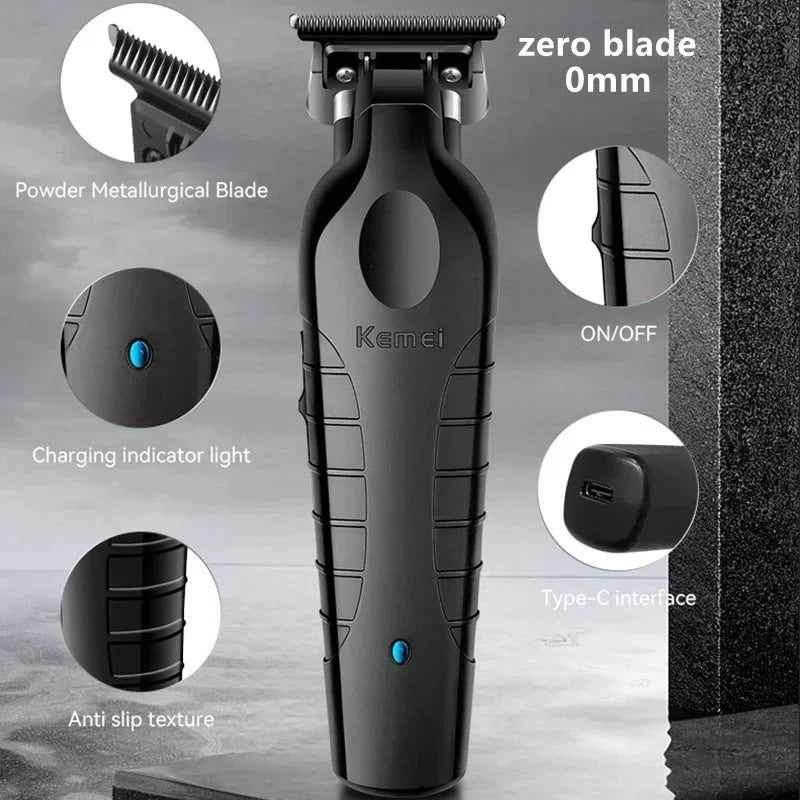 Kemei KM-2299 USB Fast Charging Clippers Barber Machine  Kemei Electric Hair Clipper