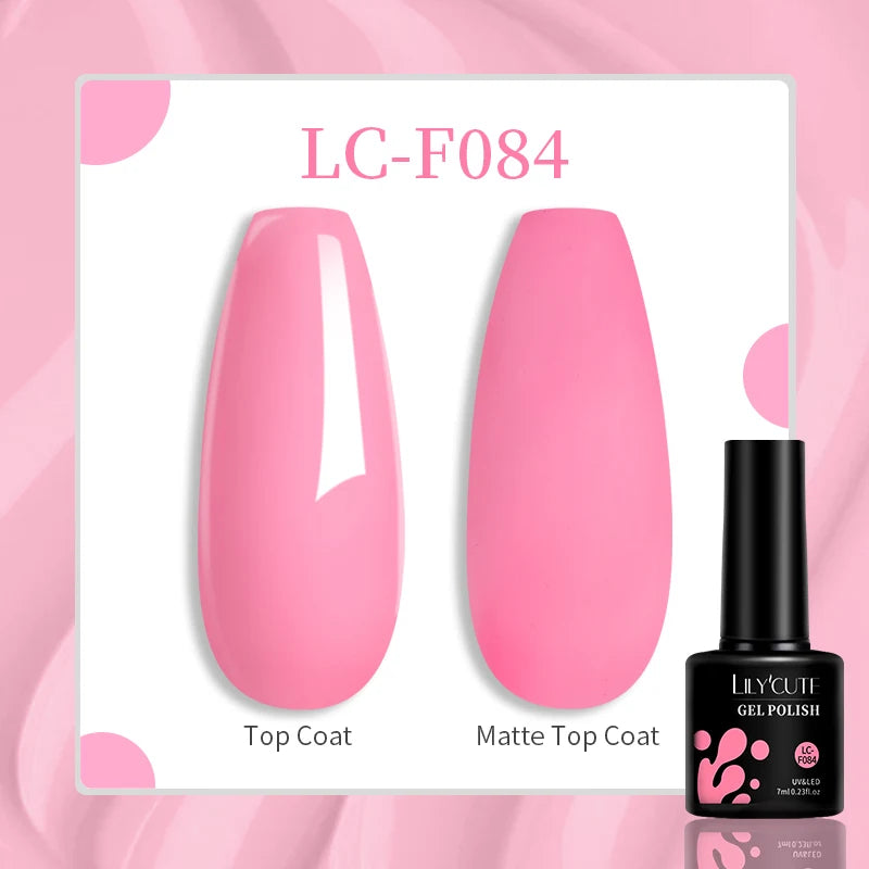 LILYCUTE 129 Colors 7ML Nail Gel Polish Nail Supplies Vernis Semi Permanence