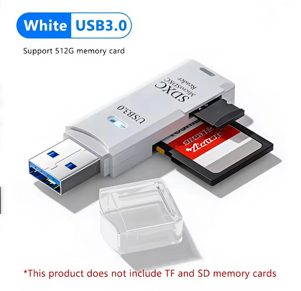 2 in 1 USB 3.0 Card Reader Micro TF sd card Reader usb adapter High Speed Cardrea