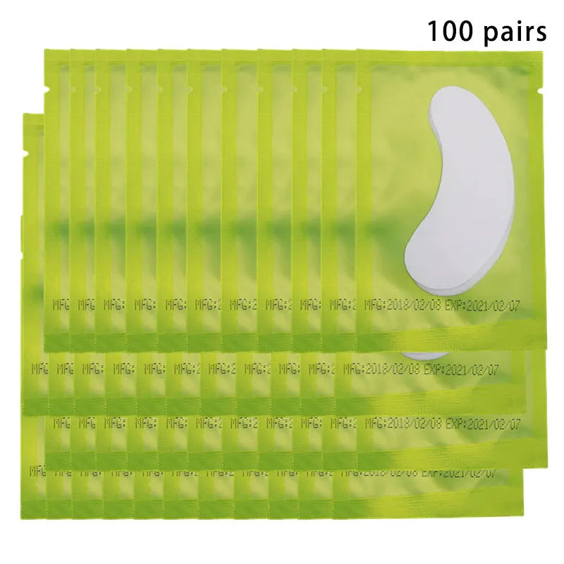 50/100PCS Wholesale Hydrogel Gel Eye Patches for Eyelash Extension