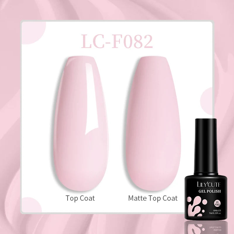 LILYCUTE 129 Colors 7ML Nail Gel Polish Nail Supplies Vernis Semi Permanence