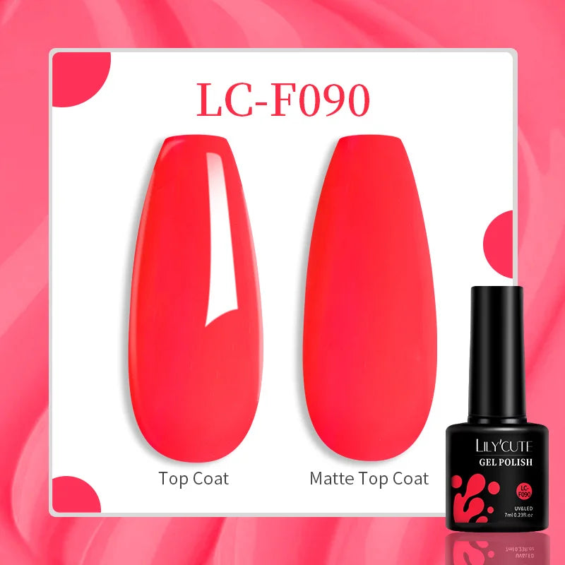 LILYCUTE 129 Colors 7ML Nail Gel Polish Nail Supplies Vernis Semi Permanence
