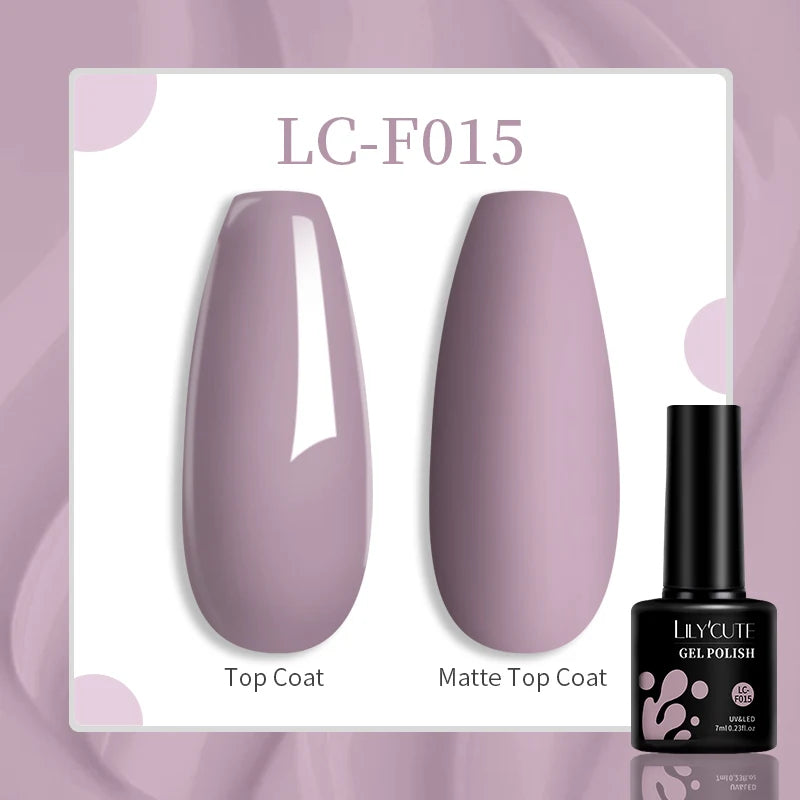 LILYCUTE 129 Colors 7ML Nail Gel Polish Nail Supplies Vernis Semi Permanence