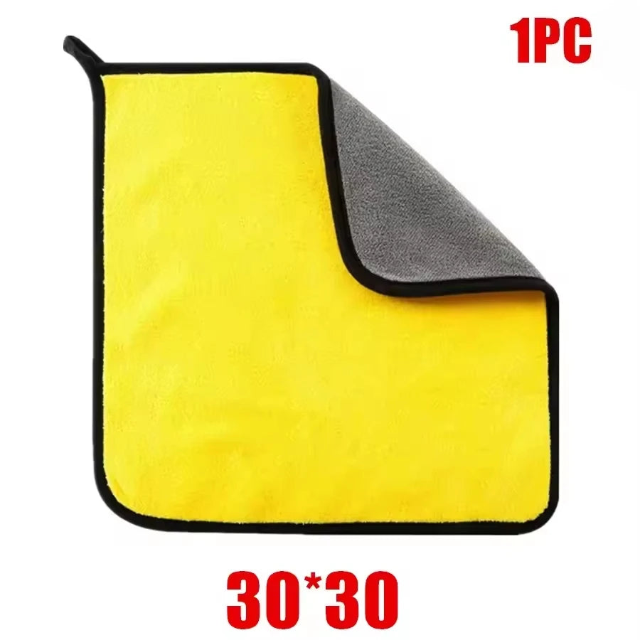 3/5/10Pcs Car Wash Microfiber Towel 30*30CM Car Cleaning