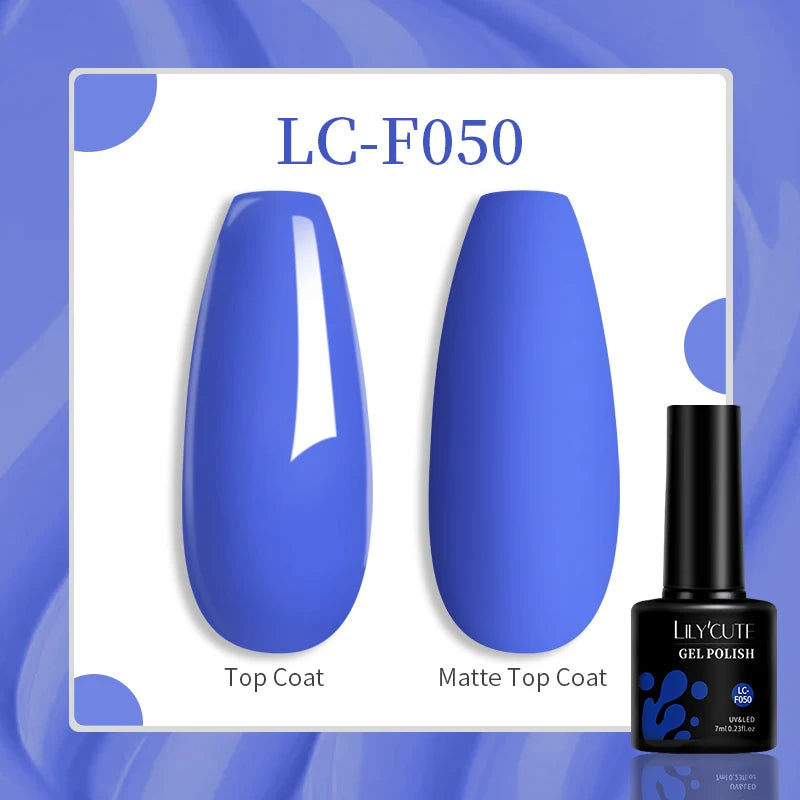 LILYCUTE 129 Colors 7ML Nail Gel Polish Nail Supplies Vernis Semi Permanence